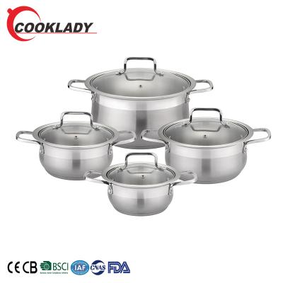 China 2020 Viable Hot Selling Pyrex Mini Silver Casserole Pots Round Casserole Pots Round Casserole for sale