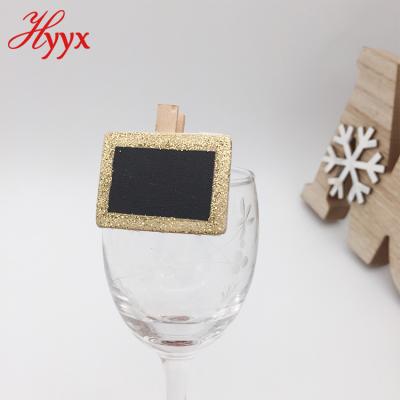 China DIY HYYX Decoration Made in China Mini Wooden Blackboard Peg Decoration for sale