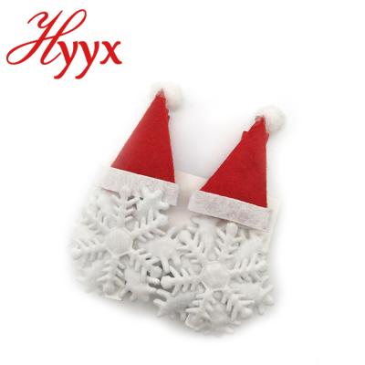 China DIY Decoration HYYX Wedding Christmas Wooden Decoration Paper Hair Clips for sale