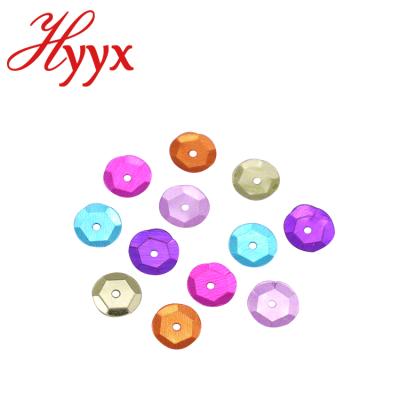 China HYYX viable 2mm 3mm 4mm 5mm 6mm 8mm 10mm 12mm 15mm flat round laser spangle 8mm for sale