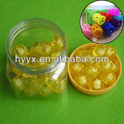 China Custom Color Size Wedding/Wholesale DIY Plastic Round Acrylic Beads Party/Dress/DIY Decoration for sale