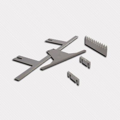 China OEM Cuchilla de corte serrillada Cuchilla dentada de sierra serrillada para la máquina de embalaje en venta