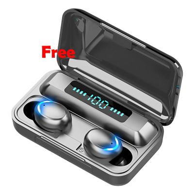 China Free In-ear F9 9D Earphone High Fidelity Stereo LED Display Waterproof In Ear F9-5C Earphone BT 5.0 TWS F9-5 Wireless Earbuds for sale