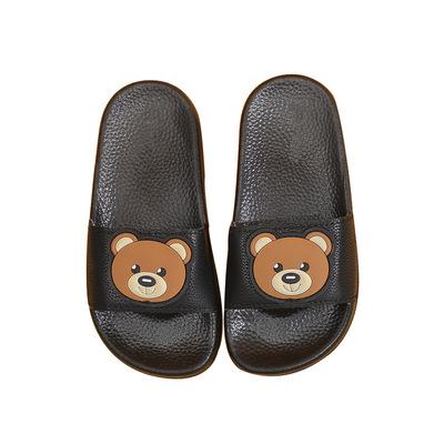 China New Kids Deodorization Cartoon Bear Slippers Fashion Wear Baby Slippers Summer Cool Slip-proof Home Slippers Manufacturers Lead Sales for sale