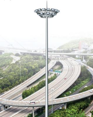 China Road Park Street Atc Quality Guarantee Galvanized Steel 18-35m High Mast Pole Manufacturers for sale