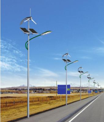 China ROAD GARDEN Performance 60Ah 30W 60W 120w High Quality Best Wind Solar Hybrid Led Street Light for sale