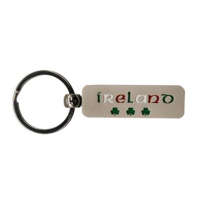 China Latest Metal Design Custom Factory Stocked Promotional Car Floral Keychain Logo Cloth Key Fob Customized Gifts And Girly Key Chain for sale