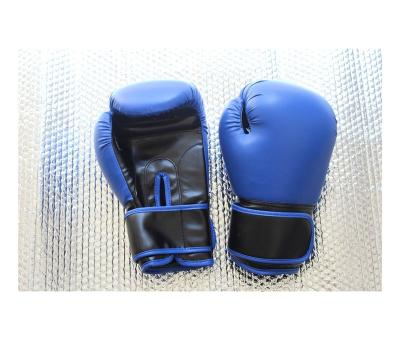 China Leather Black Red Blue White Four Colors Available Leather Custom System Standard Competition Boxing Gloves for sale