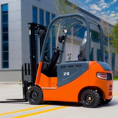 China Hotels 1 Ton Electric Forklift Full Reach Stacker Forklift Price for sale