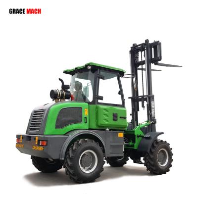 China Forklift 4Wd Atv 3 Ton Diesel All Rough Terrain Rough Terrain Forklift Truck For Sale for sale