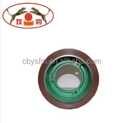 China Rice hulling machine spare parts 6'' brown SBR rice hulling rubber rolls for sale