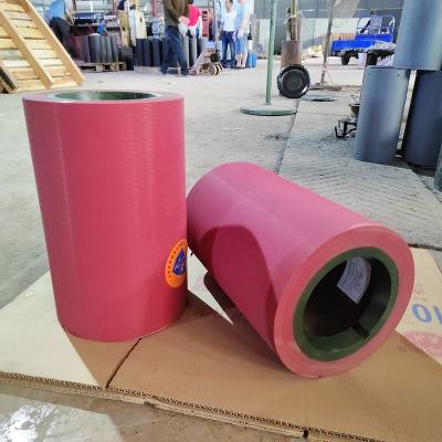 China Rice Mill Machine Parts Iron Drum Rice Mill Rubber Rollers For Rice Mill 14 Inch Rice Mill Rolls On Iron Drum for sale