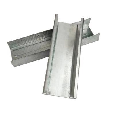 China Modern building material gi galvanized steel metal stud track channel for drywall for sale