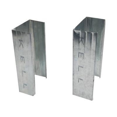 China CE Modern Standard Drywall Profiles Metal Aluminum Channel Wall Studs Furring for sale