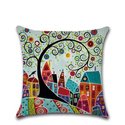 China Cheap Retro 45X45 Country Style Pillow Case Price Fancy Fashion Cushion Covers Anti-Static Can Be Customized By Manufacturers for sale