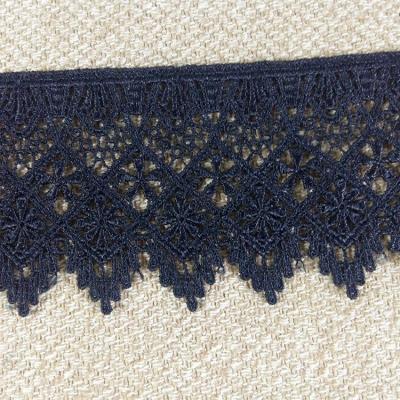 China Small viable high quality lace trim eyelash lace trim embroidered lace trim on sale for sale