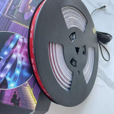 China Outdoor Lighting wholesale 24V 10m Waterproof IP65 Dimmable 24LEDs/M 5050 LED RGB Strip Light for outdoor for sale