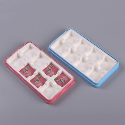 China Biodegradable Molded CANDY Paper Pulp Sweets /Chocolate Box Packaging Tray Insert for sale