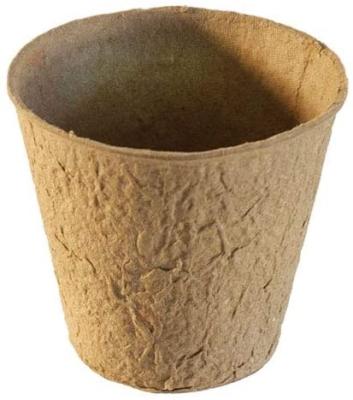 China Modern Recycle Biodegradable Paper Garden Decoration Outdoor Plant Pots Tray for sale