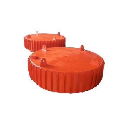 China Construction worksÂ   permanent magnet electro separation round electro magnet iron remover for sale