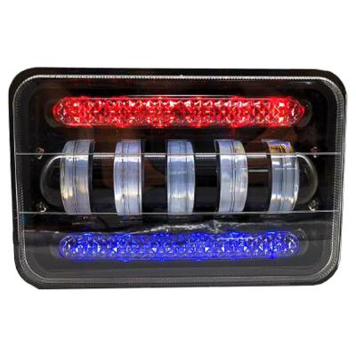 China LANDSCAPE Truck Lights Super Bright 4x6 LED Offroad Headlight Square LED Driving DRL Truck Head Lights for sale