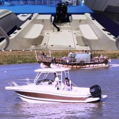 China Wholesale fiberglass factory fishing boat 17ft aluminum fishing boat with center console boat marine engine for sale for sale