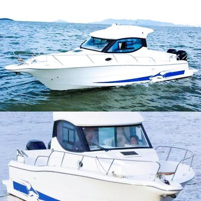 China Factory Wholesale Fiberglass RIB390 Fishing Boat CE Certificate And Korean Fiberglass Small Hull PVC Boat With Bimini Top for sale