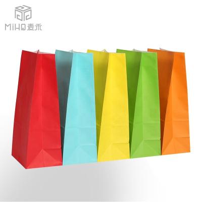 China Customized Gift Packaging Paper Recyclable Factory Direct Printing Paper Shopping Bag Machine Made Packaging Flexo Printing Recyclable Accept for sale