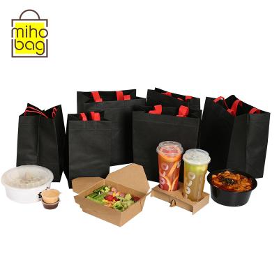 China Logo Printing Recyclable Non-Woven Woven Foldable Bags Non Custom Biodegradable Stocked Eco Friendly OEM Disposable Tote Gift Promotion Grocery Shopping for sale