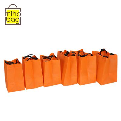 China Eco-Friendly Fashionable Stocked Eco-friendly Cheapest Price Disposable Custom Made Biodegradable Recycle Handle Nonwoven Fabric Promotional Bag For Gift for sale