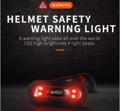 China Chargeable USB Car USB Sight Bicycle Safety Signal Motorcycle Chargeable Smart Warning Helmets Led Helmet Light for sale