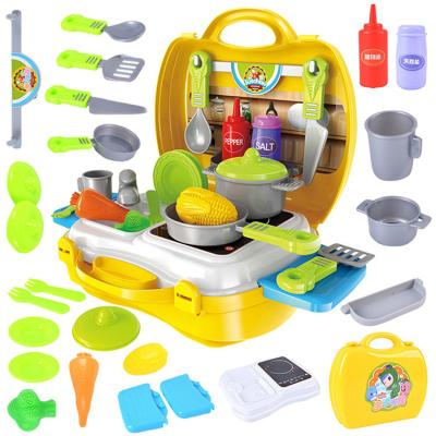 China 6 Styles Children's Simulation Kitchen Accessories Pretend To Play House Barbecue Toy Set Packaging for sale