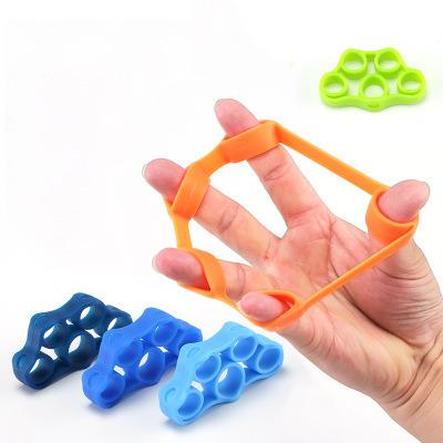 China Muscle Relex Apparatus Hand Gripper Silicone Finger Expander Exercise Hand Grip Wrist Strength Trainer for sale