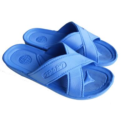 China EVA067 EVA Comfort Flat Slides Bathroom Slippers Lightweight Soft Unisex Slippers for sale