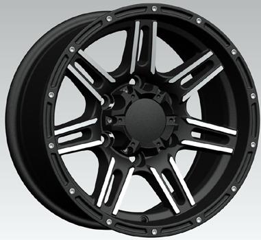 China ALLOY 14,15,16,17 inch aftermarket alloy wheels with 5 holes, sport rims with pcd 5x114.3, 6x139.7 for sale