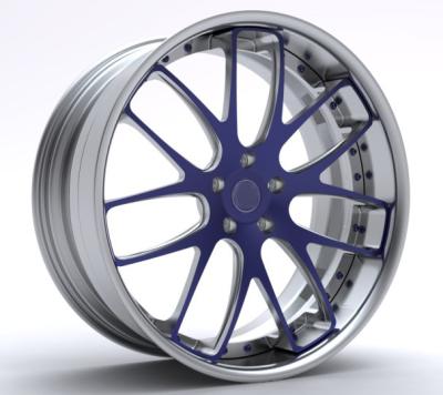 China ALLOY 20 Inch Forged Alloy Wheels For Car , 3 Pieces Of Forged Alloy Wheel for sale