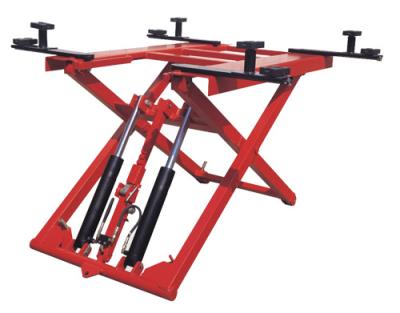 China fisherman price designs lift cars portable scissor lift red color with best price and quality car lift 2800kg for sale