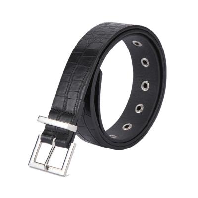 China Comfortable Hot sale pants fashion pu leather belt jeans casual pu leather women belts with alloy buckle for sale