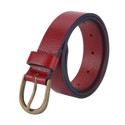 China Comfortable High quality custom alloy buckles fashion women jeans pu leather belt, luxury pu leather belt for ladies for sale