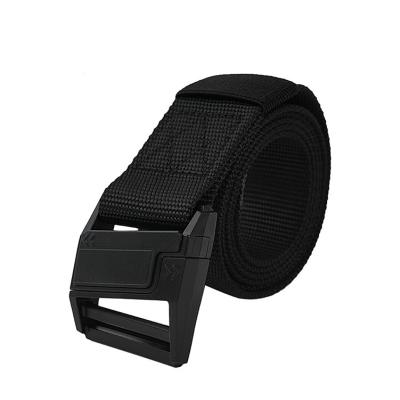 China Wholesale Custom Comfortable Belt High Quality Nylon Adjustable Polyester Magnetic Buckle Belt for sale