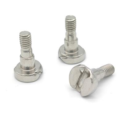 China Flat Fastener Suppliers Standard Quality Carbon Steel Flat Head Slotted Screw Stepped Screw Bolt for sale