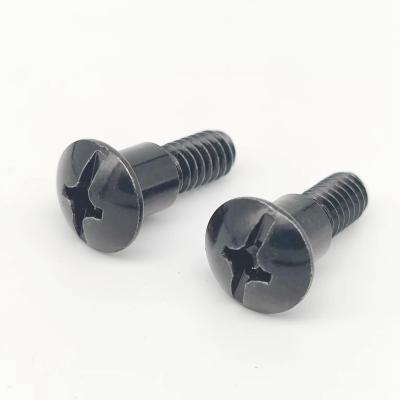 China Factory Price Pan Head Cross Recessed Mild Steel Screw Black Shoulder Screw for sale