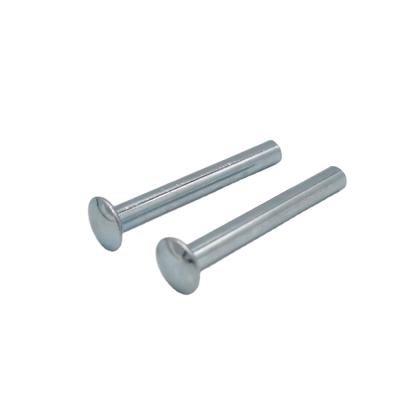 China Special stainless steel factory supply truss head round step shoulder rivets truss head semi-tubular rivets for sale