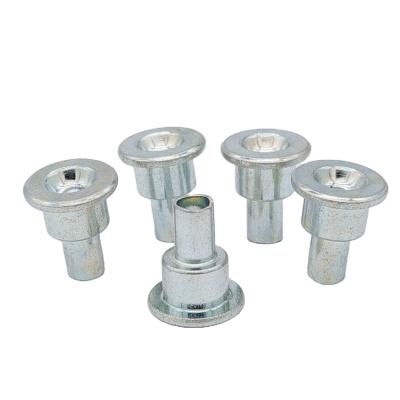 China Stainless Steel Assorted Carbon Steel Head Step Rivet Semi-Tubular Rivet Custom Kinds Flat Head Color Zinc 2-20mm 5-70mm NC; GUA-JIS for sale