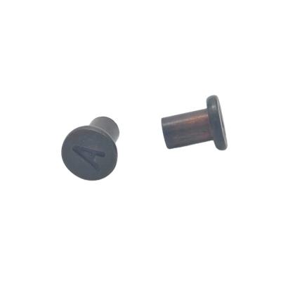 China Stainless Steel Aluminum Flat Head Tubular Hollow Rivets Semi Rivets With Carbon Steel Last Special Shenghong 2mm-12mm NC 20mm-70mm; GUA Black for sale