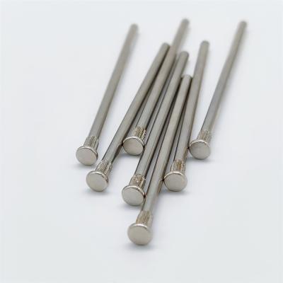 China Soft steel. Stainless steel high precision customized stainless steel flat head knurled solid stalen stud for sale