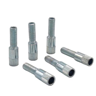 China Medical Equipment Industry M6 Blue Zinc Tooth Mild Steel Solenoglyphic Hollow Screw OEM As Per Customers' Requirement for sale