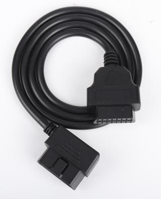 China 16 Pin OBD2 OBD Diagnostic Cable China Manufacturer Connect 1M Extension Cables 16 Pin OBD Connector Cable Male To Female for sale