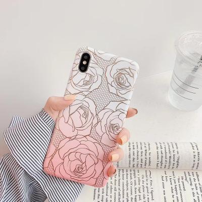 China Woman phone pocket flower marble IMD tpu phone case for iphone 14 for iphone 11pro for sale