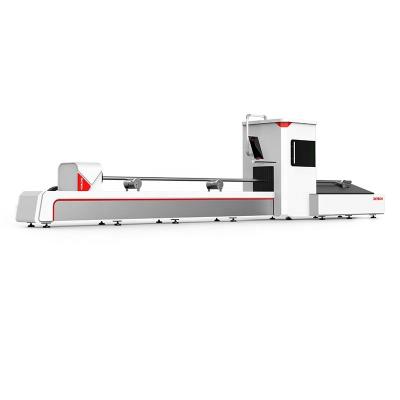 China Laser CUTTING DXTECH 1500W Tube Laser Cutting Machine /Cutter For Metal Pipes And Tube for sale